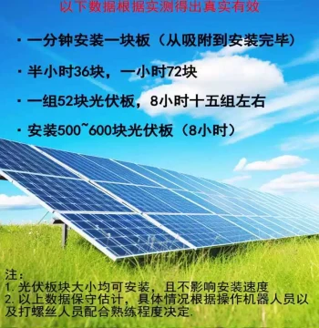 Solar Panel Installation Robotic Arm - Telescopic Crawler Arm for PV Module Mounting