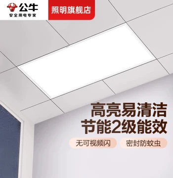 Bull 300x600 Integrated Ceiling Aluminum Panel Light – 30x60 LED Flat Panel for Bathroom and Kitchen