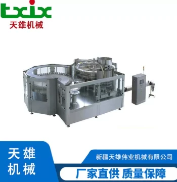 Rinsing, Filling, and Capping 3-in-1 Machine, Canned Beverage Processing Equipment, Milk Processing Equipment