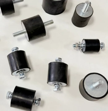 Paver Shock Absorber Blocks for XCMG, SANY, ABG, Vogele Leveling Pedal and Screed Plate, Rubber Pads