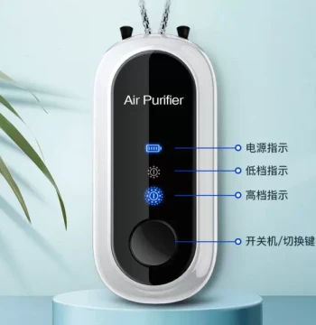 Negative Ion Air Purifier Mini Portable Neck-Hanging Disinfection Sterilization Infection Reduction