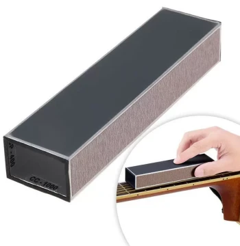 Guitar Fret Polishing Kit with Files, Separator, Guards, and Leveling Ruler