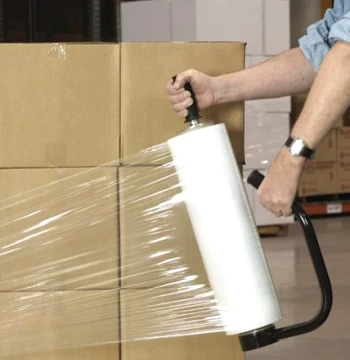 50cm Wide Stretch Wrap PE Protective Film Plastic Packaging Film Industrial Cling Film Large Roll Pallet Wrap