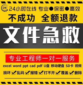 File Repair Service for PPT, Excel, Word, PSD, WPS Documents; USB Drive Garbled Code Recovery