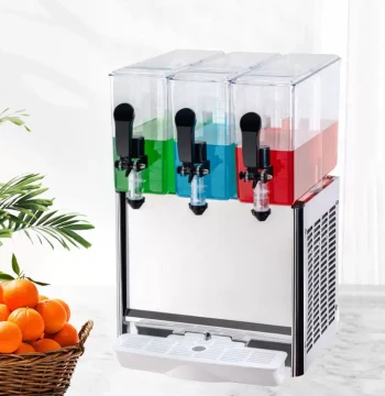 10L Single/Double/Triple Tank Juice Dispenser with Single Cooling or Dual Temperature for Restaurants and 4S Shops