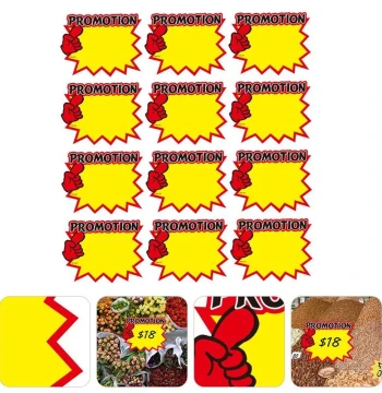 50 Pcs Market Commodity Price Tag ers Advertising Tags Paper