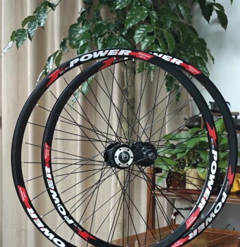 Hand-Built 26-Inch Mountain Bike Disc Brake Wheelset, 32-Hole Aluminum Alloy Disc Brake Wheels, Pair