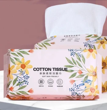 Disposable Cotton Face Towels Thickened Lint-Free Soft for Cleansing