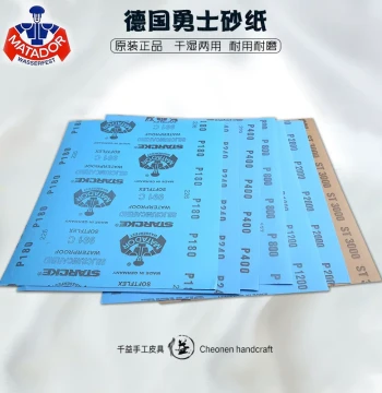 German Imported Warrior Sandpaper – Polishing & DIY Wet Sanding Sheets (1200, 2000, 3000 Grit, Sold Per Sheet)