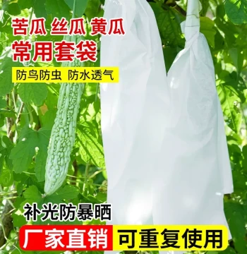 Waterproof Paper Protective Bags for Luffa, Cucumber, Green Melon, and Bitter Melon