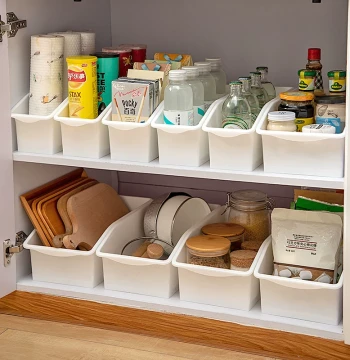 Kitchen Gap Storage Basket - Multi-Use Organizer for Snacks, Spices, and Bathroom Items with Wheels