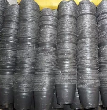 Plastic Seedling Cups - Disposable Black Planting Pots and Nutrient Bags for Nursery Growth