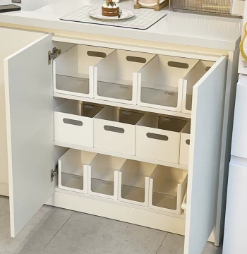 Expandable Storage Box Right-Angle Under-Sink Cabinet Kitchen Extended Storage Basket Miscellaneous Organizer Storage Bin