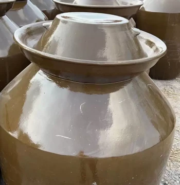 Commercial Pickle Jar Manufacturer - 2000 Jin (1000kg) Sichuan Style Sealed Fermentation Crock with Lid