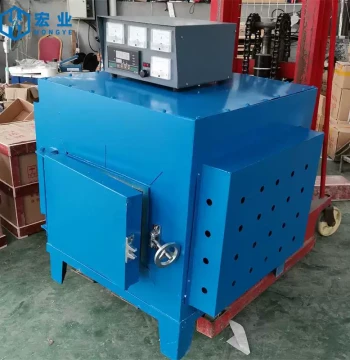 Silicon Carbide Rod High-Temperature Resistance Furnace, Box-Type 1300°C Electric Furnace for Stainless Steel Ball Quenching and Tempering Muffle Furnace