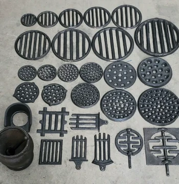High-Temperature Cast Iron Square Grate - Stove Bridge and Base Mesh with Free Shipping
