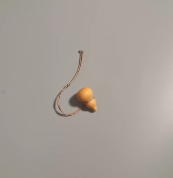 Minimalist Small Gourd Pendant and Hand Piece, Eight Treasures Gourd, Mini Wenwan Gourd for Car or Bag Charm