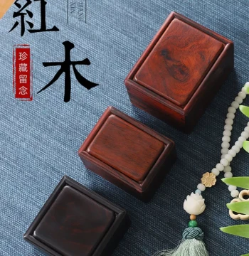 Fast Delivery Solid Wood Jewelry Box for Collecting Gems, Souvenirs, and Home Storage of Wooden Artifacts