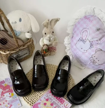 Tianmiao Xinyu Tianmiaomiao Original Basic JK Uniform Shoes Student College Round-Toe Shoes Japanese Style Versatile Low Heel