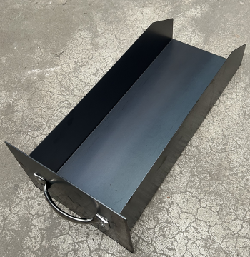 Wood Stove Ash Pan and Door Set - Firewood Stove Components Including Ash Drawer, Door, and Scoop for Home Kitchens