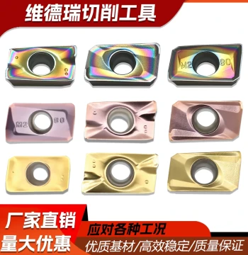 APMT1604/1135PDER Stainless Steel CNC Milling Inserts, Face Milling Flying Cutter Blades R.08 for Machining Centers