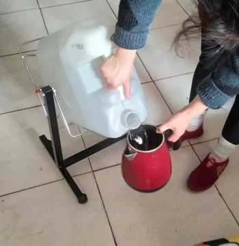 Inverted Water Dispenser Stand for Square and Flat Buckets – Fits 25L and 30L Plastic Pure Water Containers