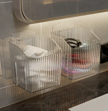 Wall-Mounted Towel Storage Box for Used Cotton Towels