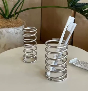 Minimalist Toothbrush Holder, Creative Home Bathroom Organizer for Electric Toothbrushes and Cosmetics