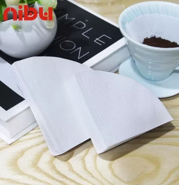 NIBU 50-Piece Pour-Over Coffee Filter Bags - Conical V01 Paper Filters for Drip Brewing