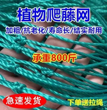 Thickened 90-Strand Plant Climbing Net for Luffa, Bitter Melon, Pumpkin, and Passion Fruit