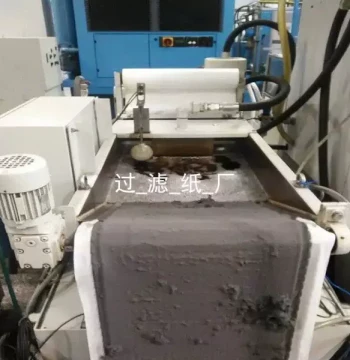 Industrial Filter Paper MHTS-50 1.4m*200m Grade 20um Flat Bed Paper Belt Filter Machine Filter Paper