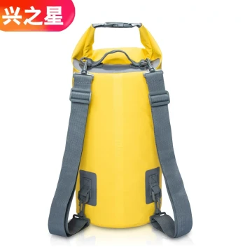 In Stock Waterproof Bag, PVC Waterproof Pack for Swimming, Beach, and Rafting, Waterproof Bucket Bag, Backpack Style