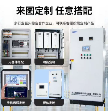 PLC Control Cabinet for Constant Pressure Water Supply with VFD (4KW-132KW)