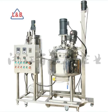 Small Reactor, Electric Heating Emulsifying Tank, Vacuum Reactor, Cosmetic Production Equipment