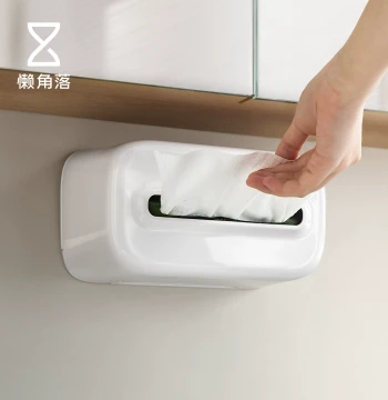 Wall-Mounted Corner Towel Dispenser Upside-Down Roll Holder