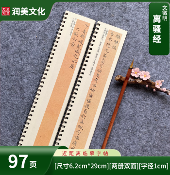 Wen Zhengming 'Li Sao Jing' Small Regular Script Calligraphy Copybook for Close-Up Tracing Practice