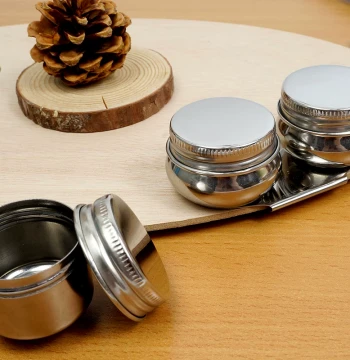 Oil Painting Tools, Acrylic Paints, Oil Painting Oil Pot, Single or Double Pot, Steel Material, Excellent Leak-Proof Design
