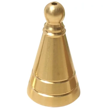 Guanyun Hall Brass Mini Incense Cone Mold for Backflow Incense, Available in Small and Large Sizes (Ash Press and Needle Sold Separately)