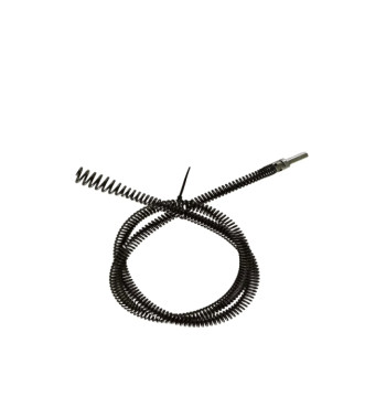 Specialized Drain Pipe Unclogging Spring with Anti-Scam Rubber Sleeve - Includes 16" Auger for Toilets and Universal Connector