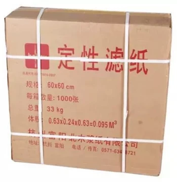 Hangzhou Fuyang Beimu Large Sheet Qualitative Filter Paper 60*60cm 100 Sheets, Fast/Medium Speed for Lab Oil Testing and Absorption
