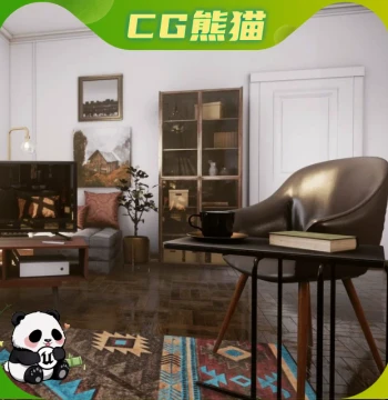 UE5 Unreal Engine 5 Home Interior 2 Asset Pack for Furniture, Architecture, and Instruments