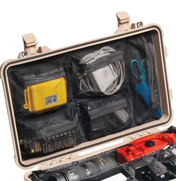 Pelican Organizer Mesh Bag 1510 Safety Case Liner 1560 Domestic Top-Lid Laptop Bag