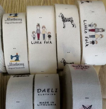 Custom handmade labels cotton clothing Labels soft Tags Priv