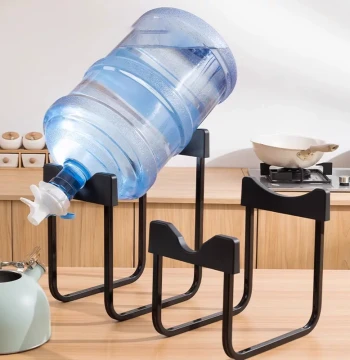 Pure Water Barrel Stand - Inverted Drinking Rack with Pump for Large Bottled Water and Mineral Water, Countertop Bucket Shelf