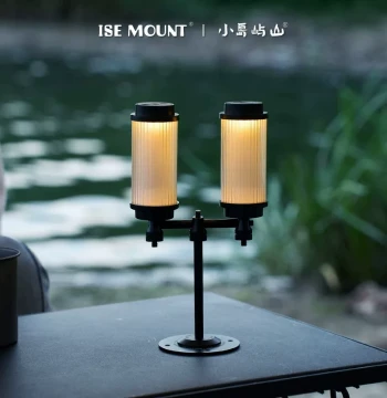 Outdoor Camping Light Stand Accessories, Aluminum Alloy Flange Pole with 1/4 Adapter Screw for DIY Assembly