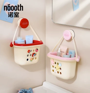 Face Towel Storage Box Wall-Mounted Cotton Soft Organizer Basket