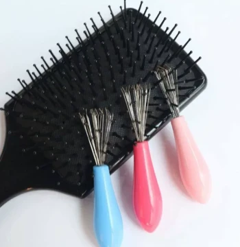 Comb Hair Brush Cleaner Plastic Handle Cleaning Brush Remove