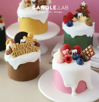 CANDLE.LAB | Cylindrical PC Plastic Mold for DIY Cake, Aromatherapy Candle, and Biscuit Candle Making