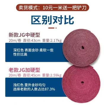 New Direct Sales Silicon Carbide Scouring Pad Roll Thick Hard Scouring Pad for Street Market Kitchen Cleaning and Stain Removal