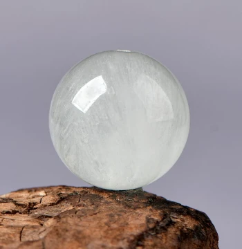 Natural Light-Colored Rabbit Hair Quartz Beads with Brushed Fluorite Finish - Loose Round Beads for DIY Jewelry Making